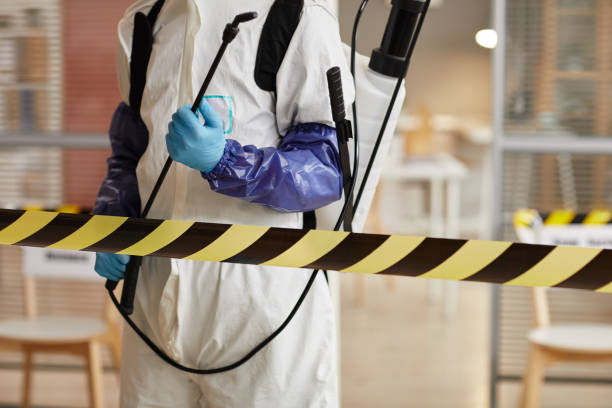 Professional Biohazard Cleanup technician working in Pinehurst, TX